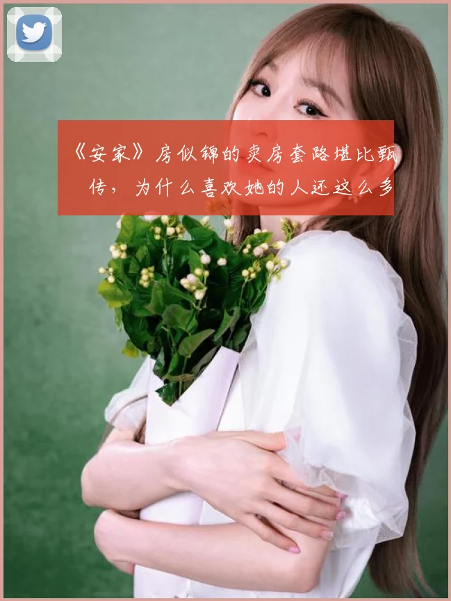 《安家》房似锦的卖房套路堪比甄嬛传,为什么喜欢她的人还这么多