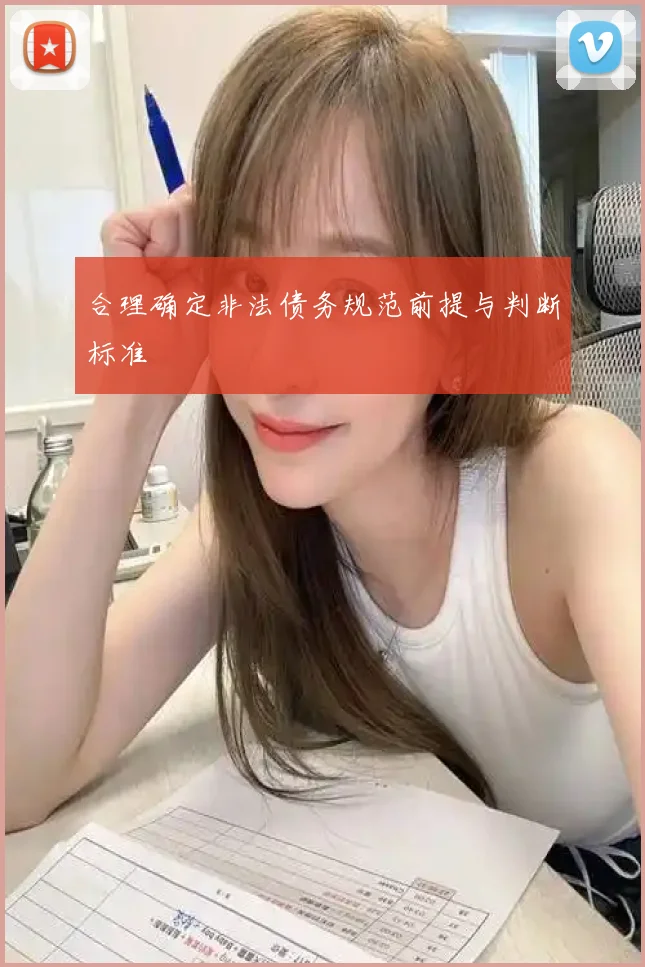 合理确定非法债务规范前提与判断标准