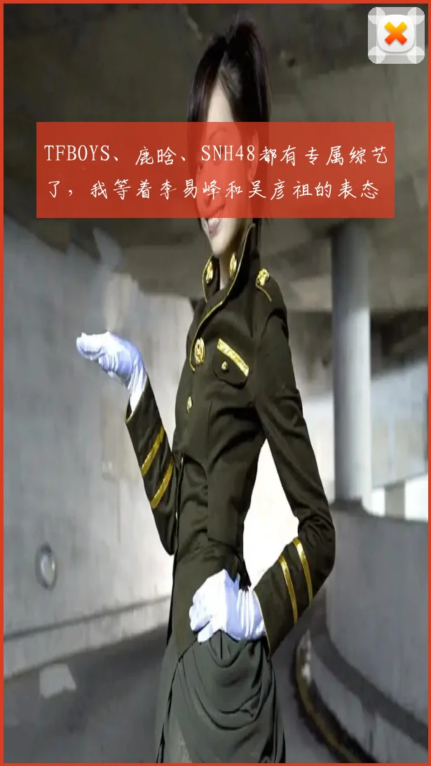 TFBOYS、鹿晗、SNH48都有专属综艺了,我等着李易峰和吴彦祖的表态